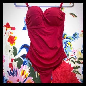 Red bathing suit NWOT